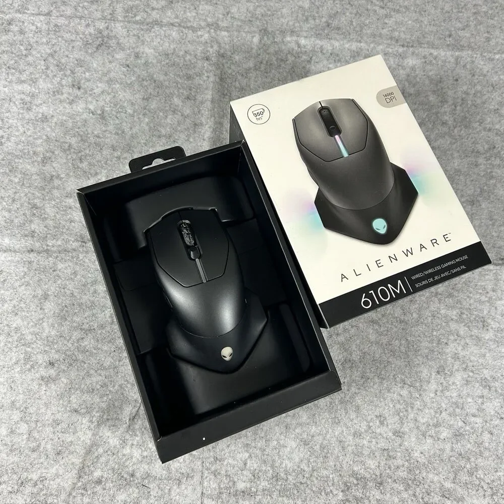 Alienware AW610M Wired/Wireless Gaming Mouse - Dark Side of The Moon